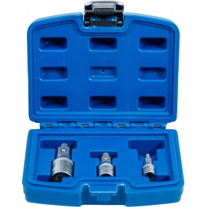 Set prelungitoare magnetice, antrenare 1/4"-3/8"-1/2", 3 piese, BGS 198
