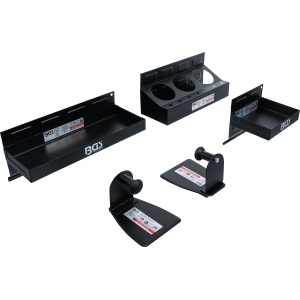 Set rafturi cu magnet și suport role hârtie | 4 piese, BGS 74574