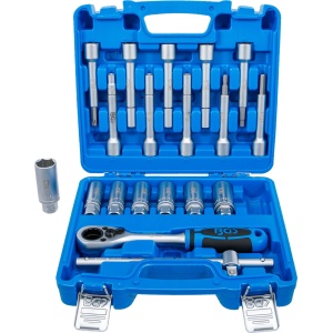 Set tubulare amortizoare 16-24mm, 18 piese, BGS 2087