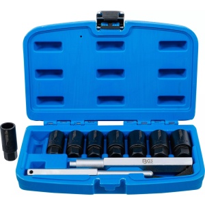 Set tubulare de impact conice pentru prezoane deterioarate si prezoane antifurt: 17, 18, 19, 20, 21, 22, 23, 24mm, BGS 8656 - Img 1