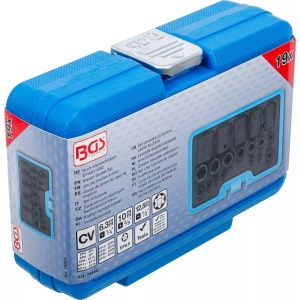 Set tubulare de impact EP-Type Plus EP4 - EP32 , antrenare 1/4"-3/8"-1/2", 19 piese, BGS 74554 - Img 6