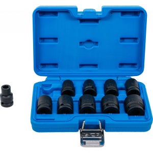 Set tubulare de impact hex. 45223 mm, actionare 1/2", 10 piese, BGS 5205