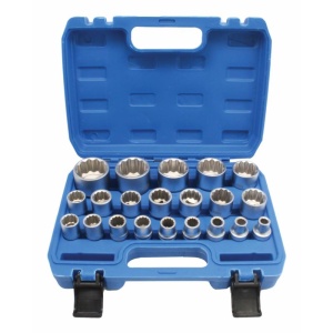 Set tubulare in 12 colturi 8-36 , antrenare 1/2", 21 piese, S-90195