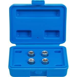 Set tubulare pentru sistem de franare SAF / Knorr si alte autovehicole comerciale, antrenare hexagon 12mm, 4 piese, BGS 9412 - Img 1
