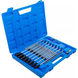 Set tubulare T-uri 5-13 mm, Torx-uri T25 - TT40, Imbus H3 -H6, surubelnita 4,5 + 6,5 mm, BGS 7985 - Img 2