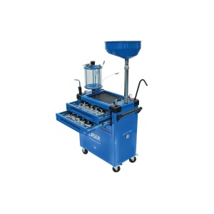 Statie mobila pentru service ulei - capacitate 70 litri, Laser 9127 - Img 2