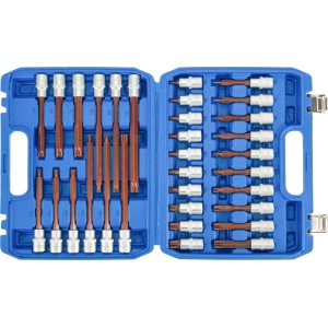 Tubulare tip bit, 32 bucăți, 1/2", profil T T20-70, Condor 72033 - Img 2