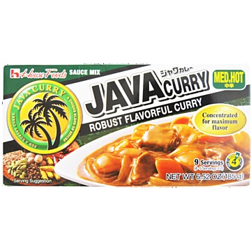 HOUSE JAVA CURRY MIDIUM 6/10/185G