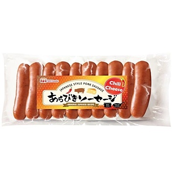 NPH JAPANESE STYLE PORK SAUSAGE WITH CHILLI CHEESE 32/185G