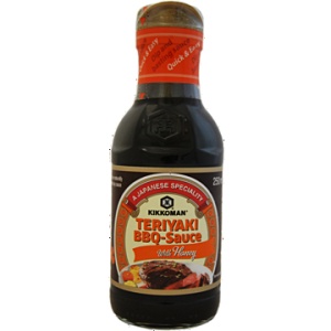 KIKKOMAN TERIYAKI BBQ SAUCE WITH HONEY 6/250ML
