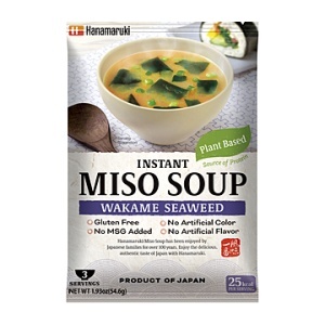 HANAMARUKI VEGAN INSTANT MISO SOUP WAKAME 2/12/54.9G