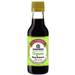 KIKKOMAN ORGANIC SOY SAUCE 6/150ML