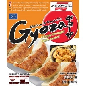 AJINOMOTO GYOZA CHICKEN & VEGETABLE P-NEW 10/600G(30P)