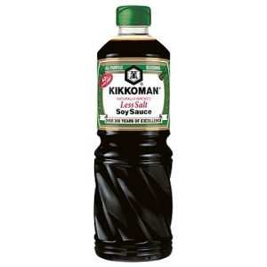KIKKOMAN LESS SALT SOY SAUCE PET 975ML