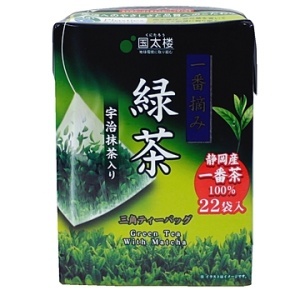 KUNITARO FIRST HARVEST GREEN TEA WITH MATCHA 12/39.6G(22PC)