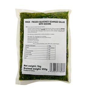 DGF FROZEN SEASONED SEAWEED SALAD 12/1KG (DW950G)