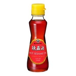 KADOYA HOT SESAME OIL (LA YU) 24/163ML(5.5FL.OZ)