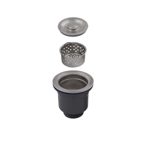 Chiuvetă de bucătărie din inox alimentar SUS304 – BÖHM HOME BH7849LS SATIN 780 × 490 × 215 mm + kit sifon - Img 3