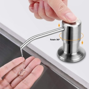 FDD-50SC Dozator detergent chrome mat cu furtun, FLOW - Img 3