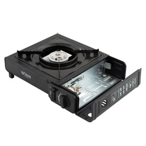 Plita cu un arzator pe gaz Camping BÖHM HOME BG-K-001, GPL, 2.3 kW, 33.5x19.5x9 cm - Img 2