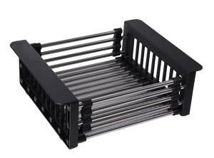FSE-26B Scurgător extensibil negru 26–41.5 x 21.5 x 9 cm, FLOW