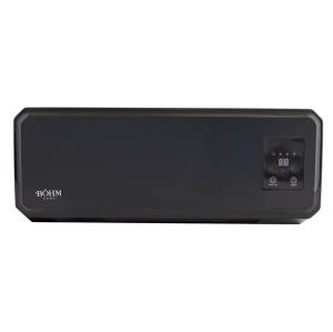 Aeroterma de perete cu display si telecomanda BÖHM HOME BH2000BL, 20–25 m², 1000W-2000W, 553/138/228 mm