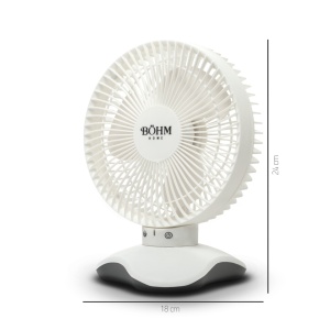 Ventilator de Birou 6" cu USB BÖHM HOME BP2306,Număr viteze 3, Unghi de înclinare 60° - Img 3