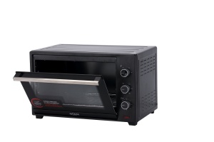 Cuptor Electric 60 L BÖHM BC60B3-L, 2000 W, 100–230°C, Timer, Interior emailat, 62×38×37 cm, Bec Interior, Tava Inox, 5 moduri de incalzire + convecție - Img 4
