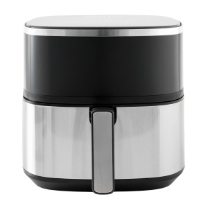 Airfryer cu aer cald BÖHM HOME, Friteuză BDY-AF533R , 1400 W, 6 L, 6 Programe Control digital 29/29/29 cm - Img 3