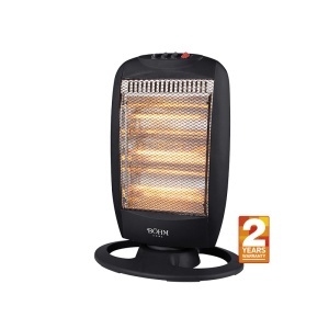 Încălzitor electric cu halogen BHH05 BÖHM HOME , 3 trepte de putere 400/800/1200 W, Suprafața de încălzire 20-25 m², 28/125/490 mm