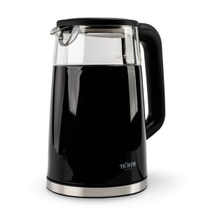 Fierbător BÖHM HOME BHB8717D, Control Digital, Sticlă Borosilicată, LED, Keep Warm, Termoizolant, 1.7l, 2200W - Img 2