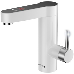 Robinet electric Alb, Compact cu afisaj digital BY-8E-1W BÖHM HOME 3000 W
