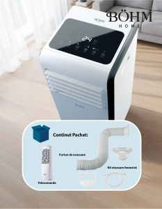 Aer conditionat 4 in 1, Racire, Incalzire, Ventilatie, Dezumidificare BA-010F BÖHM HOME - Img 3