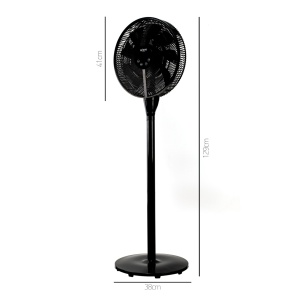 Ventilator de Podea 16" BÖHM HOME BY2316 Număr viteze 8, 25W,Ecran LED, telecomanda - Img 2