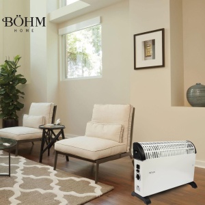 Radiator electric cu ventilator turbo BL01S BÖHM HOME , 2000 W, Suprafața de încălzire 20-25 m², 535/130/385 mm - Img 4