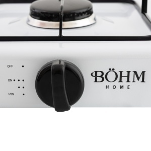 Plită cu un arzător pe gaz BÖHM HOME BG-2811-W alb, 29.5x29x6.5 cm - Img 7