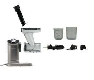 Storcător de Fructe și Legume cu Presare la Rece + Răzătoare Multifuncțională, Fără BPA, 150W, BÖHM HOME BM1533SM - Img 2