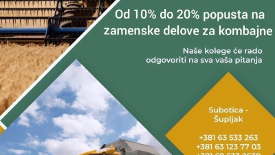 Pripremite svoje kombajne za sezonu uz vrhunske delove iz Poljske!