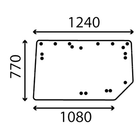 CL 0011346430 STAKLO ZADNJE