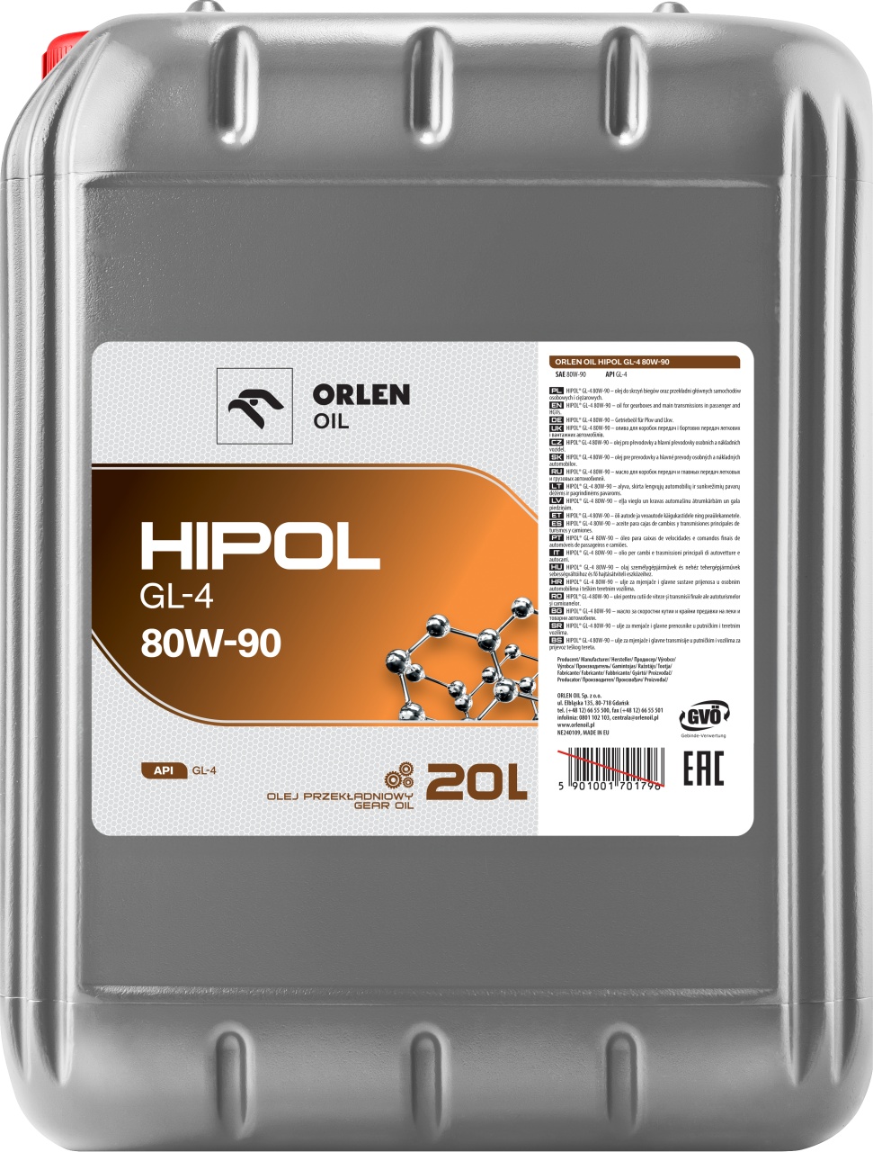 80W90 GL-4 ORLEN 20 LIT