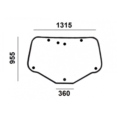 25/4071-40T ZADNJE STAKLO CASE MAXUM 125