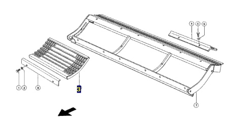 CL 757441 SEGMENTNA KORPA LEXION KUKURUZ