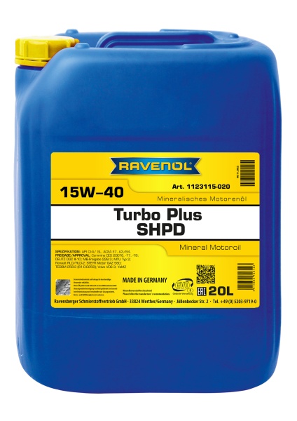 RAVENOL TURBO+SHPD 10W30 20Lit