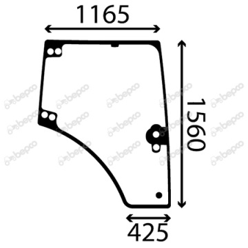 0021603490 DESNO STAKLO CLAAS ARION