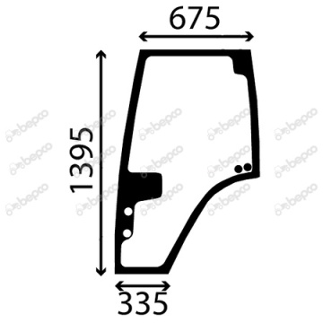 H816810030330 VRATA LEVA