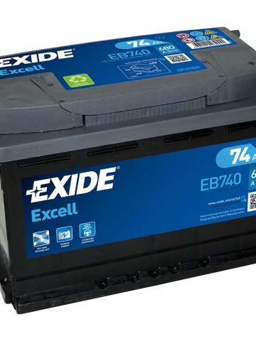EXID EXCELL 12V-74AH D+