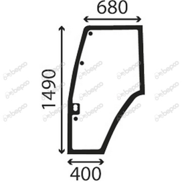 NH 24/4020-15 STAKLO LEVIH VRATA E9NN94032N18BB 81871242
