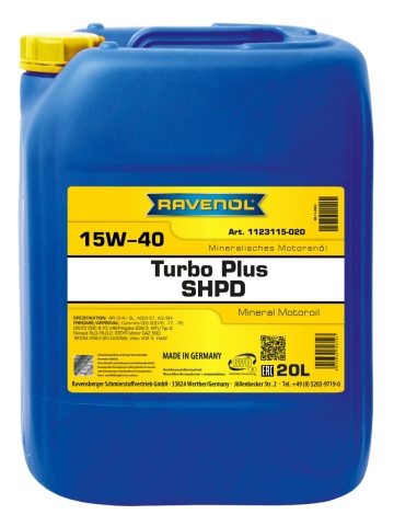 RAVENOL TURBO+SHPD 10W30 20L