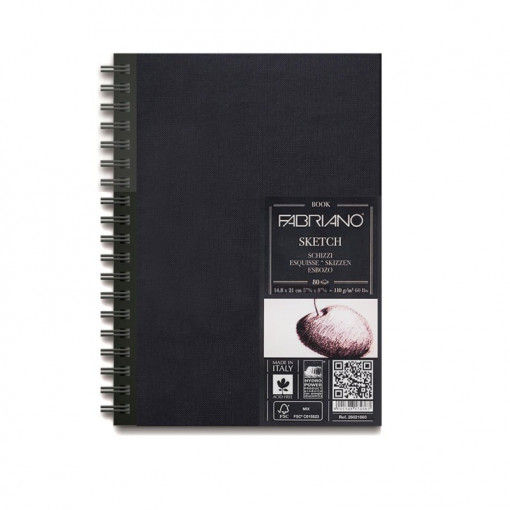 Sketch A5 book 14,8x21 hori. 80l 110g