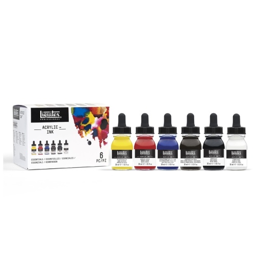 Acrylic Ink set 6x30ml Essentials